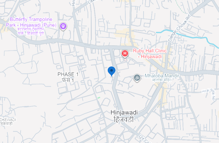 Map to Pune, India